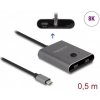 Delock Switch USB 10 Gbps USB Type-C™, 2 na 1, obousměrný, 8K 11500