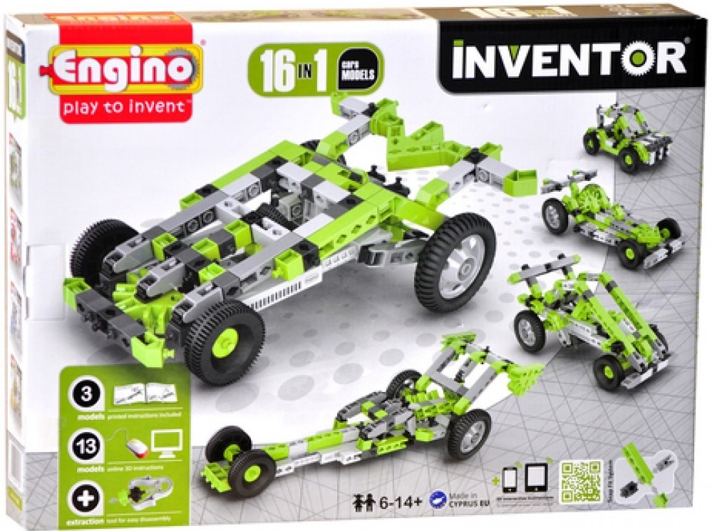 Engino Inventor Cars 16 Models