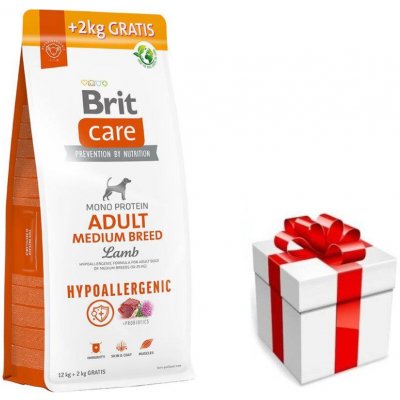 Brit Care Hypoallergenic Adult Medium Breed Lamb 14 kg