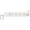 Inteligentná zásuvka iGET HOME Power 4 USB - Smart WiFi predlžovací prívod 4x AC 230V s 4x USB portom, meranie spotreby, (POWER4USB)