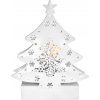 Solight LED kovový vianočný stromček 2x AA