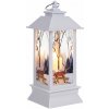 Ruhhy 26753 LED vianočný lampáš 12,5 cm, biely