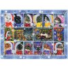 ANATOLIAN Puzzle Mačacie vianočné známky 1000 dielikov