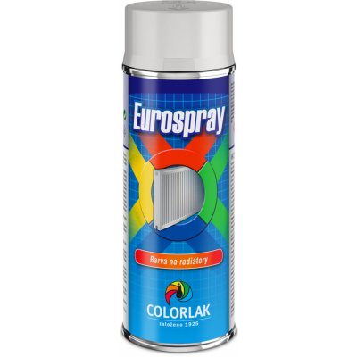 Colorlak Eurospray Farba na radiátory biela mat Ral 9010 sprej 400 ml