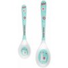 Canpol Babies, melamínové lyžičky Exotic Animals, 2 ks, tyrkysové