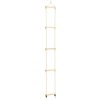 Detský lanový rebrík masívne drevo a PE 30x168 cm-ForU-91936