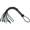 Pejč Mossy Chic a čierna koža Cat O Nine Tails Whip Liebe Seele