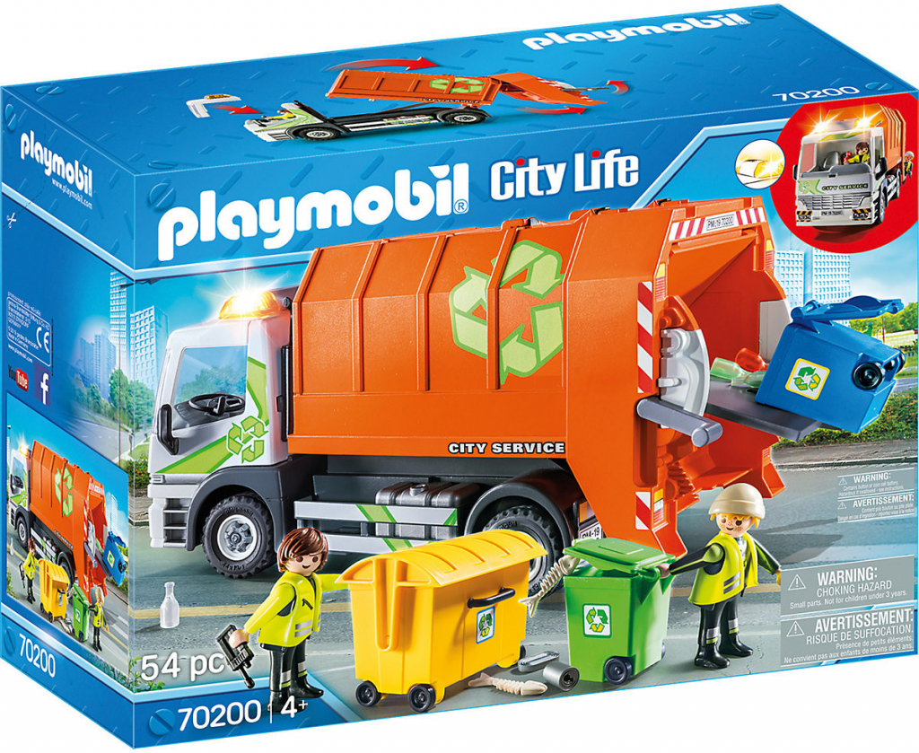 Playmobil 70200 City Life Velké nákladní auto popelář od 62,96 € -  Heureka.sk