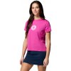 Columbia Dámske tričko Parsons Point™ SS Graphic Tee fuchsiové Fuchsia Heather