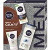 Nivea Men Face Sensitive Pleťový krém Sensitive OF15 75 ml, Čistiaci gél sensitive 100 ml a Sprchový gél Sensitive 250 ml Darčekové balenie