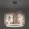 Dalber | Dalber 63112S - Detský luster JUNGLE 1xE27/15W/230V ružová | PI469