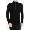 Funkčné tričko Smartwool Classic Thermal Merino Base Layer 1/4 Zip Boxed - black