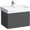 Laufen Pro S - Umývadlová skrinka, 67x45x39 cm, 1 zásuvka, grafit mat H4834520964801