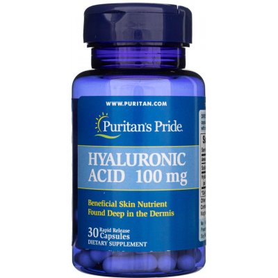 Puritan's Pride Kyselina hyalurónová 100 mg 30 kapsúl