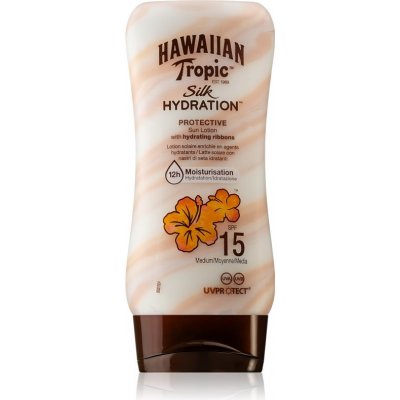 Hawaiian Tropic Silk Hydration hydratačný krém na opaľovnie SPF 15 180 ml