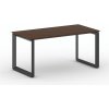 Kancelársky stôl PRIMO INSPIRE, 160x80 cm, čierna podnož, orech