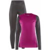Craft Womens Set CORE Warm Baselayer, roxo/granite - dámský funkční set M