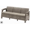 KETER /258978/ CORFU MAX LOVE SEAT TROJSEDACKOVA POHOVKA CAPPUCCINO