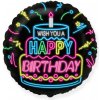 Godan Balónik fóliový Happy Birthday Neon 48 cm