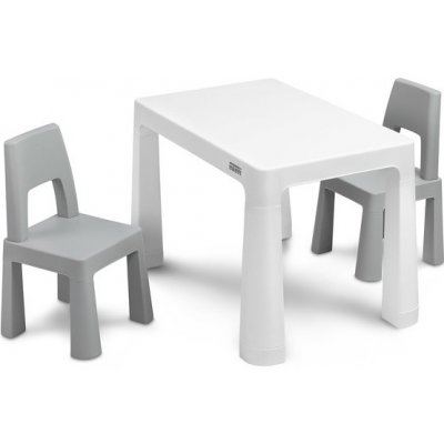 Toyz Detský set stolček s 2 kresielkami MONTI grey
