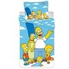 Jerry Fabrics Obliečky SIMPSONS FAMILY CLOUDS 02 1x70x90/1x140x200cm