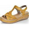 Dámske sandále RIEKER V0919-68 žltá S6 43
