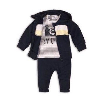 DIRKJE Set 3-dielny C-SO SUNNY SAY CHEESE Navy-White