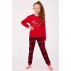 Dievčenské pyžamo Cornette Young Girl 592/174 Celebrate 134-164 červená 146-152