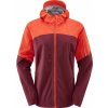 Rab Womens Kinetic Ultra Jacket Red Grapefruit Deep Heather lehká nepromokavá