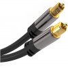 PremiumCord Kabel Toslink M/M, 6mm, 5m, černá