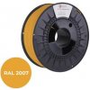 C-TECH Tisková struna (filament) PREMIUM LINE, PLA, luminiscenční světlá oranžová, RAL2007, 1,75mm, 1kg