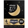 ALWAYS ZZZ Nočné jednorazové menštruačné nohavičky 3 ks