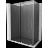 MEXEN/S - Velár sprchovací kút, posuvné dvere 150 x 85, grafit, nikel kartáčovaný 871-150-085-41-97