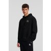 MIKINA KARL LAGERFELD IKONIK 2.0 BIG COLOUR HOODIE BLACK