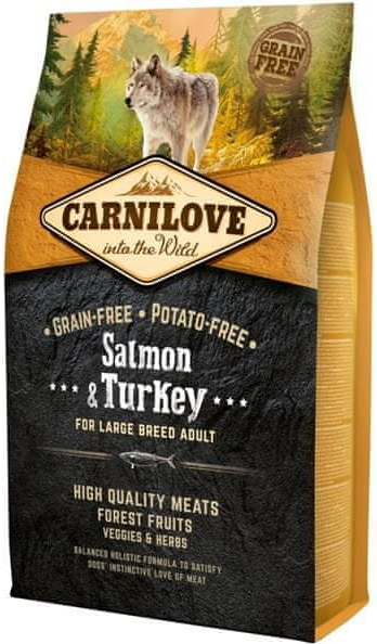 Carnilove Adult Dog Large Breed Salmon & Turkey 4 kg