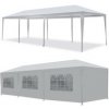 MultiGarden Záhradný altánok stan biely 3x9m 8 stien