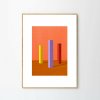 Moikka Plagát Colour Trio by Teklan 70x100 cm