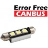 LED auto žiarovka 42mm 3x SMD5050 CanBus , Radiator