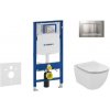 Geberit Duofix - Set predstenovej inštalácie, klozetu a dosky Ideal Standard Tesi, tlačidla Sigma30, matný chróm/chróm 111.300.00.5 NF7