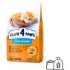 CLUB 4 PAWS Premium pre mačiatka s lososom 5kg