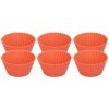 Slovakia Trend Forma MagicHome, na pečenie, na cupcake, silikón, červená, set 6 ks, 6,5x6,5x3 cm 801776