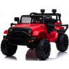 RAMIZ ELEKTRICKÉ AUTÍČKO - JEEP DARK NIGHT - NELAKOVANÉ ČERVENÉ - 2x35W MOTOR - 12V7Ah BATÉRIA - 2026
