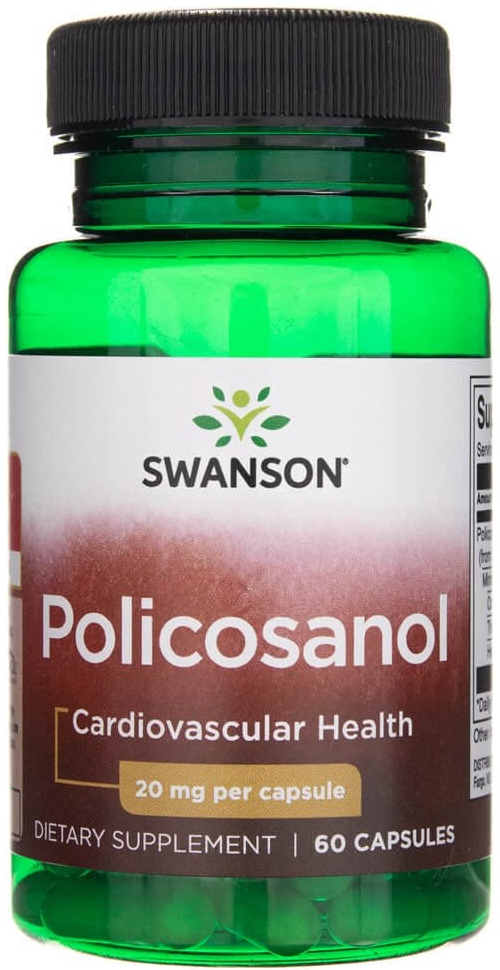 Swanson BioCosanol Polikosanol 20 mg 60 kapsúl