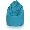 Sedací vak hruška Sako XL polyester TiaHome - tmavo hnedá