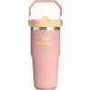 Stanley IceFlow Flip Straw 2.0 Tumbler 410 ml Peach Rose broskyňová