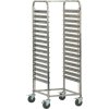 Transportní vozík nerezový na 16 plechů 600x400 mm | STALGAST, 662461 inox