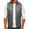 Sivá pánska prešívaná vesta Bolf 13073