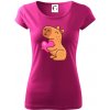 Zamilovaná kapybara - Dámske tričko Pure - L ( Fuchsiová )