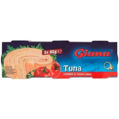 Giana Tuniak kúsky v paradajkovej omáčke 3 x 80 (240 g)