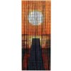 Oranžový bambusový záves do dverí 200x90 cm Sunset - Maximex
